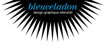 bleuceladon ** design graphique interactif